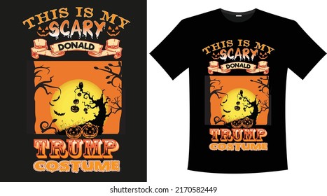 Creative eyecatching Halloween T Shirt Design
