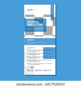 Creative Eyecatching Rack Card Design