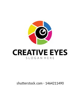 Creative Eyes Vector Logo Design