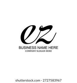 Kreatives EZ-Logo-Design für moderne Marken und professionelle Unternehmen