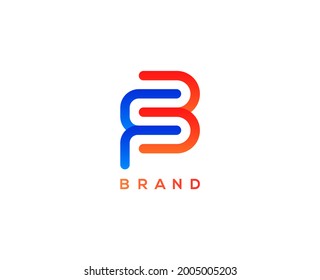 Creative F and B Combination Letter Logo Design