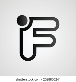 creative F letter logo design