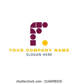 Diseño de logotipo de carta creativa