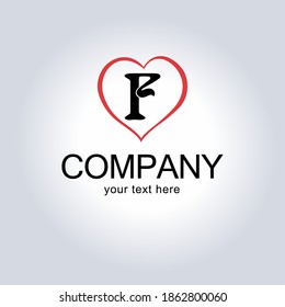 Creative F Letter Logo Vector Concept Design Icon Template with Beautiful Lettering Illustration of a Colorful Alphabet.