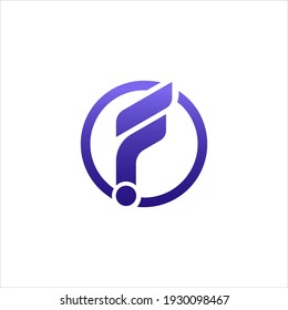Creative F-Letter-Logo-Vektorgrafik - Modern Logo-Design-Vorlage - Logo-Zeichen für F-Buchstaben