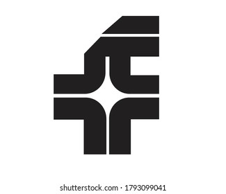 diseños creativos del logotipo de f y logotipos en monograma