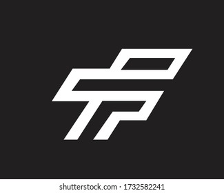 creative f monogram logo design