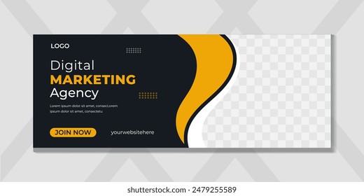 Creative Facebook cover photo design for Digital marketing agency 