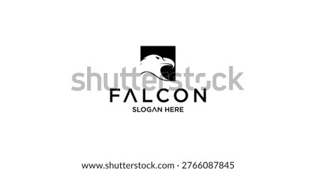 Creative Falcon logo design vector illustration