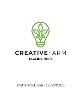 Creative Farm Simple Logo Template