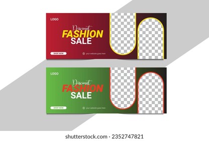 Creative fashion facebook cover design 