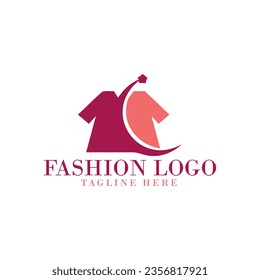 Creative fashion logo design. Vector sign 