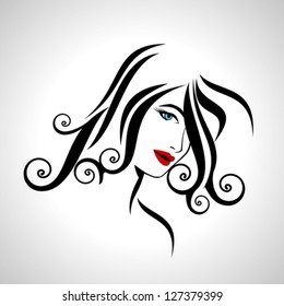 creative fashion portrait