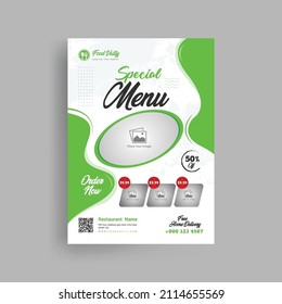 Creative fast food poster design Fridays offer special offer food menu cover brochure design template for restaurant or food shop