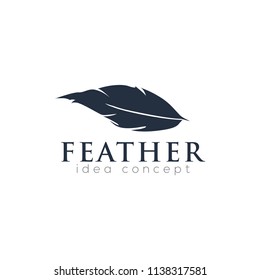 Creative Feather Logo Design Template