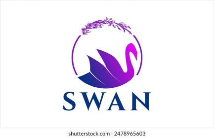 creative, 
feathers, fowl, swan logo, abstract logo, animal logo,  design, vector, bird, symbol, 