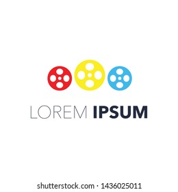 Creative  Film Logo Symbol Vector illustration