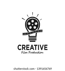 Creative film / movie retro logo inspiration