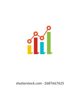 Conceito de design de logotipo de contabilidade financeira criativa. Adequado para sua necessidade de design, logotipo, ilustração, animação, etc.