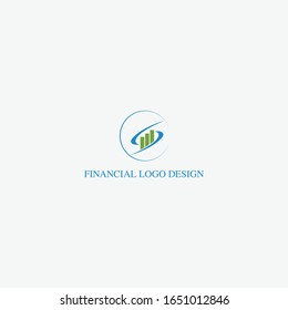 diseño creativo de logotipo financiero e icono