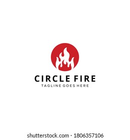 Creative Fire Flames design Icons Vector Silhouette template