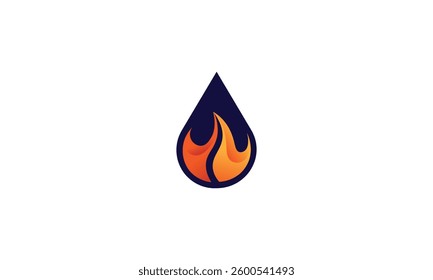 Creative fire and gs energy logo design