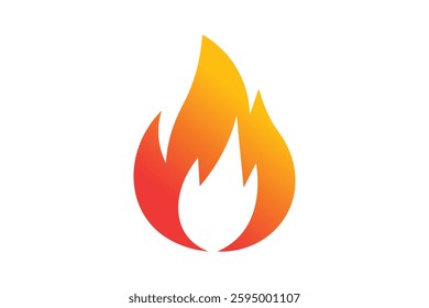 Creative Fire Logo Vector Design, fire flame icon, burning fire, fire symbol, flame clipart, flame logo