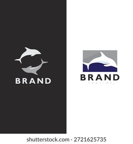 Vetor de logotipo de símbolo de peixe criativo para o mercado de frutos do mar do restaurante ícone da marca