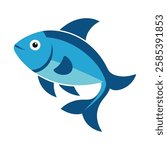 Creative Fish vector art illustration