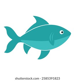 Creative Fish vector art illustration