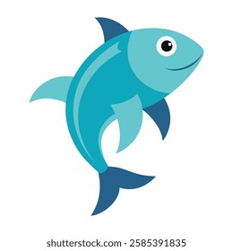 Creative Fish vector art illustration