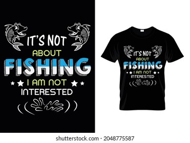 Creative fishing t shirt design
