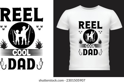 Plantilla de diseño creativo de camisetas de pesca 