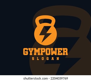 Creative Fitness Gym Power Logo Design Template