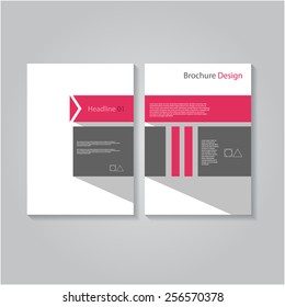 Creative flat brochure / flyer / banner design, eps10 Vector.