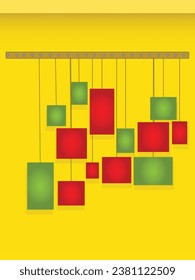 Creative flat colour vector blank design for background