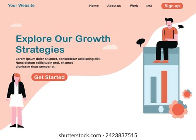 Creative Flat Design Inspirations for Landing Pages