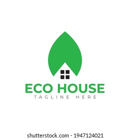 Plantilla de diseño de logotipos de organismos ecológicos planos