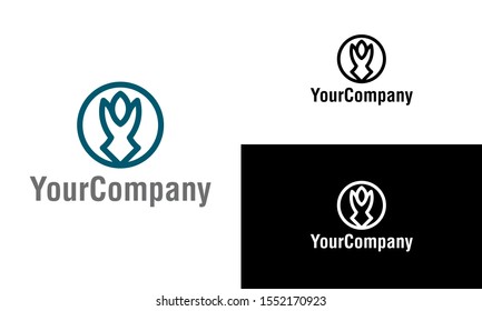Creative Floaral Logo Business Template Vector icon design. Creative letter floral logo design template.