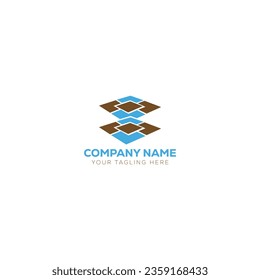 Creative  flooring logo template and new tile design