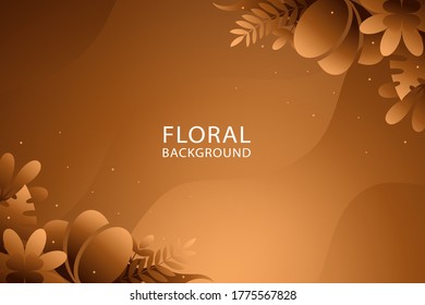 Creative Floral Colorful Cool background Minimalist Design