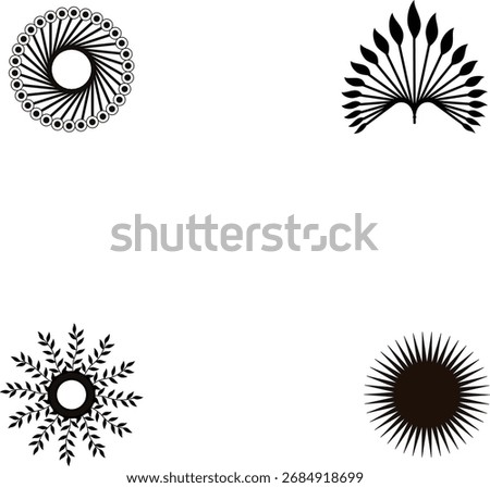 Creative floral and geometric brush set for digital design, mandala art, and decorative patterns. Ideal for Photoshop, Illustrator, digital illustration, invitations, textiles, and ornamental projects