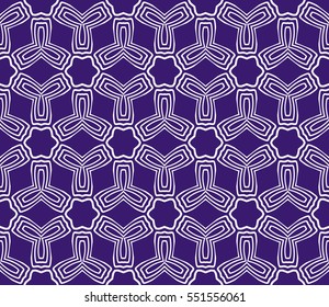 creative floral geometric pattern. seamless vector illustration. purple and white color