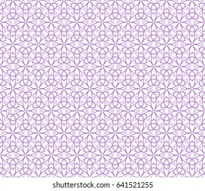 creative floral geometric pattern. seamless vector illustration.