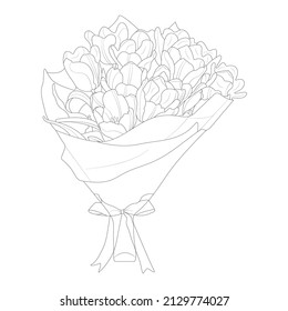 Kreatives Blumenhandgezeichnetes Blumendesign