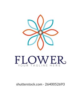 Creative Floral Logo Concept with Harmony in Shape and Form