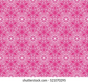creative floral ornament. seamless vector pattern. rose color. for wallpaper, invitation
