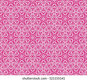 creative floral ornament. seamless vector pattern. rose color. for wallpaper, invitation