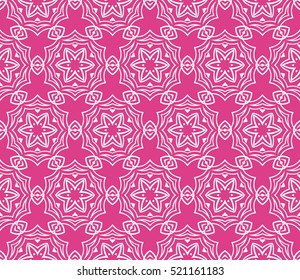 creative floral ornament. seamless vector pattern. rose color. for wallpaper, invitation