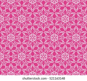 creative floral ornament. seamless vector pattern. rose color. for wallpaper, invitation